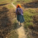 Gvatemala, kona, bak