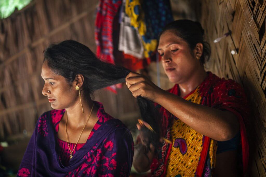 Hinsegin, Afsana Islam Jonaki, 22, is a transgender from Parchalna of Dacope upazila in Khulna