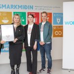 Iryna Kamienieva, Þórdísi Claessen, Stella Samúelsdóttir, Bjarney
