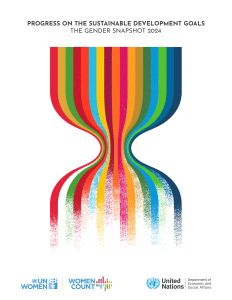 Gender Snapshot 2024 - Forsíða á skýrslu