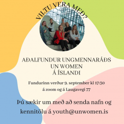 Framboð óskast í ungmennaráð UN Women á Íslandi