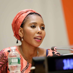 Baráttukonan Jaha Dukureh á Íslandi