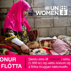 Neyð: konur á flótta þurfa vernd og öryggi