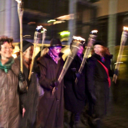 Ljósaganga tileinkuð konum á flótta