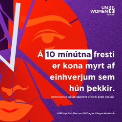 Ljósaganga UN Women á Íslandi 2024