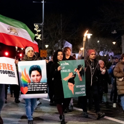 Ljósagangan 2022: „Kona, líf, frelsi!“