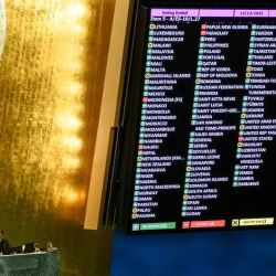 Ályktun um mannúðarvopnahlé á Gaza samþykkt af meirihluta