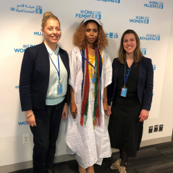 Kvennafundur SÞ í fullum gangi