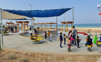 Nýtt almenningsrými í Gaza hannað fyrir konur og stúlkur